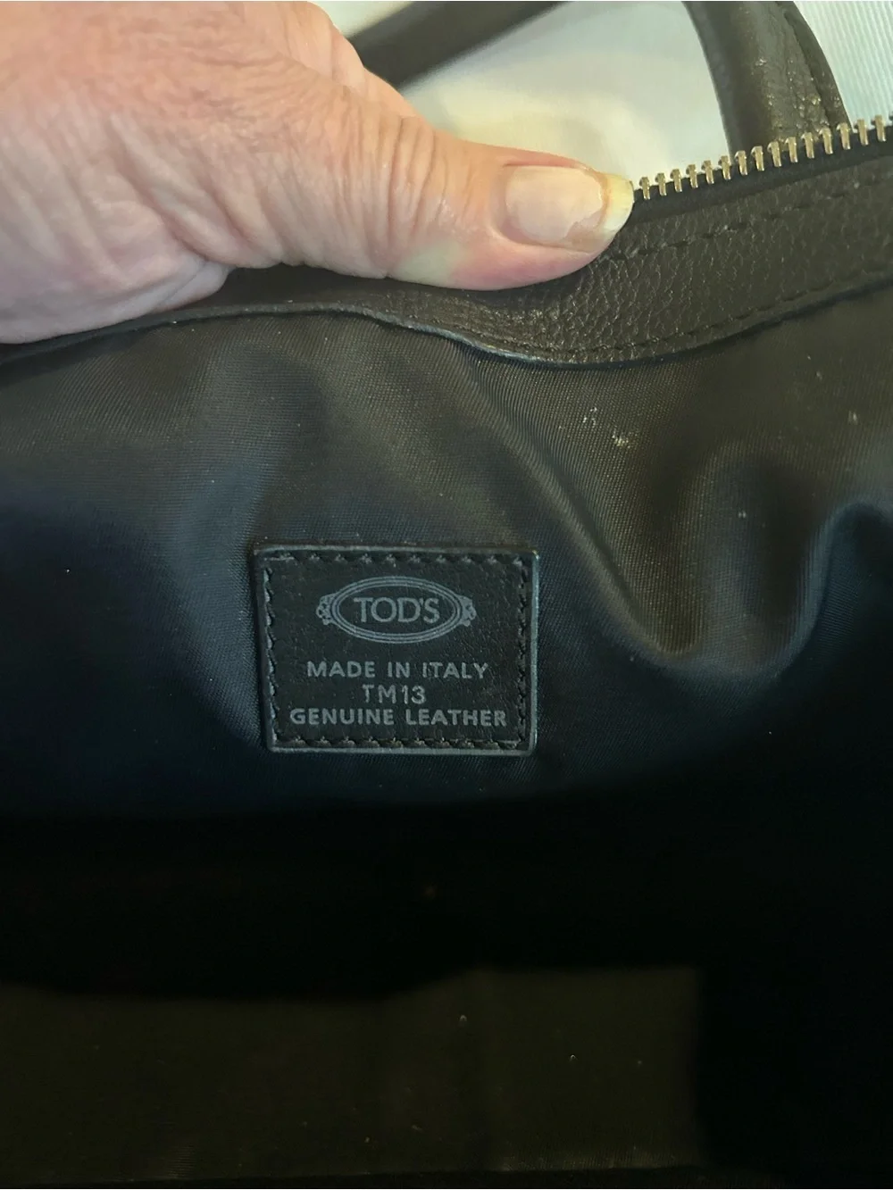 Tod’s Black Leather Top-Handle Satchel